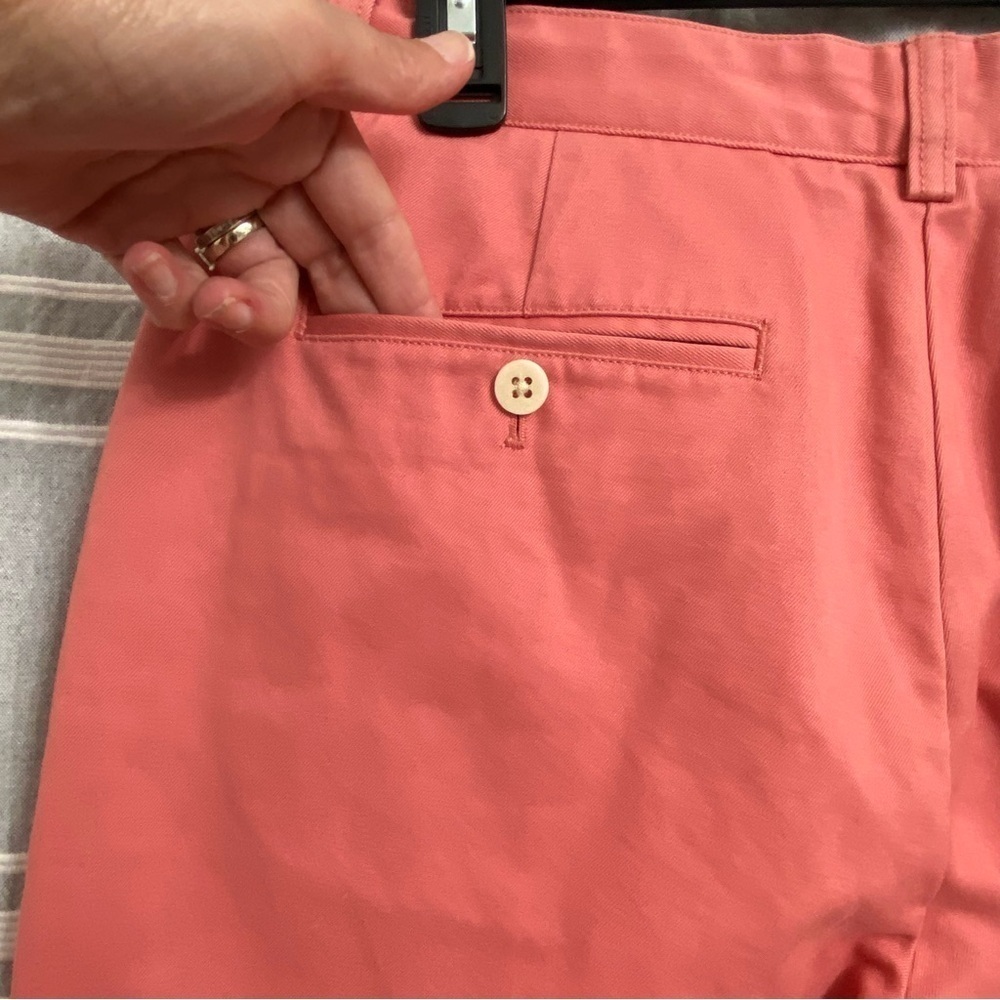 NWT VINEYARD VINES / Salmon Pink Club Pants Straight Leg Size 32x30 - Picture 9 of 15